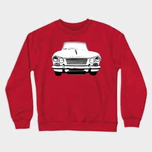 Triumph Vitesse 1960s British classic car monoblock black/white Crewneck Sweatshirt